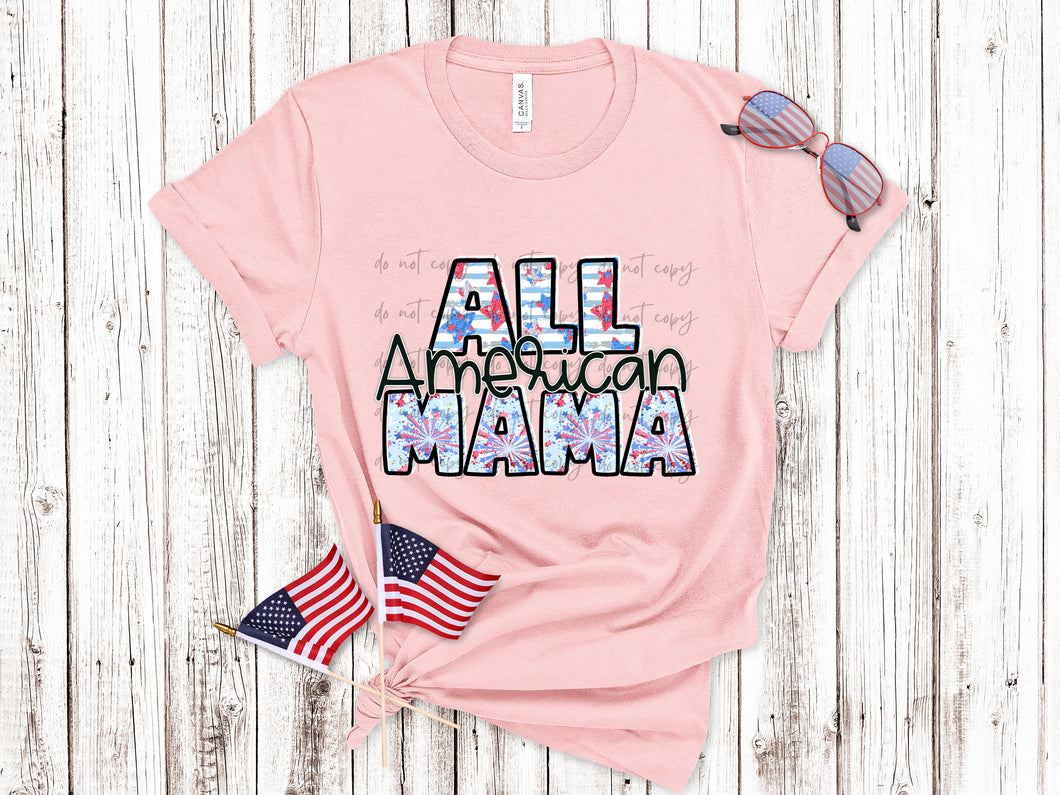 All American Mama Fireworks TRANSFER