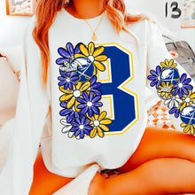 Load image into Gallery viewer, Floral Skulls And Letters Sports Team With Sleeve TRANSFER MMD
