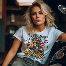 Load image into Gallery viewer, On A Dark Desert Highway Skull SDD TRANSFER
