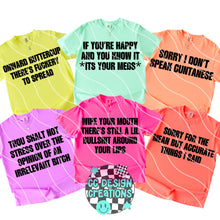 Load image into Gallery viewer, Snarky Sayings Dropdown TRANSFER CCDC MAR 26
