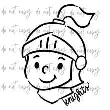 Load image into Gallery viewer, Doodle Single Color Mascots Dropdown TRANSFER
