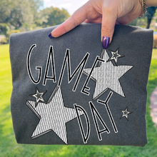 Load image into Gallery viewer, Game Day Grey Stripe Stars TRANSFER CSD FEB 26

