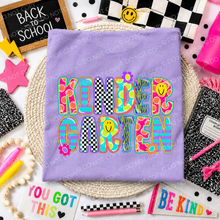 Load image into Gallery viewer, School Alpha Retro Floral Checker Zebra School Titles DROPDOWN TRANSFER SCG JUNE 26
