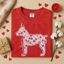 Load image into Gallery viewer, Valentine Red Floral Dog Breed Option DROPDOWN TRANSFER SWD DEC 25
