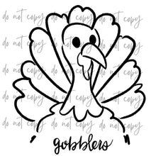 Load image into Gallery viewer, Doodle Single Color Mascots Dropdown TRANSFER
