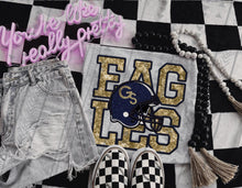 Load image into Gallery viewer, Football Team Helmet Faux Embroidery DROPDOWN TRANSFER TGG
