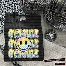 Load image into Gallery viewer, Rainbow Checker Happy Stacked Mascots Dropdown TRANSFER CAP JUNE 25
