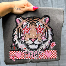 Load image into Gallery viewer, Faux Checker Star Eyes Mascot Dropdown TRANSFER VIRGO DEC 25
