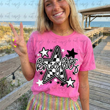 Load image into Gallery viewer, Checkered Star BW Mascots  DROPDOWN TRANSFER ET APR 26
