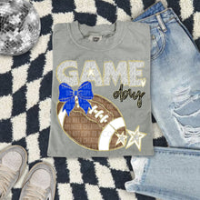 Load image into Gallery viewer, Dalmatian Game Day Football With Bow DROPDOWN TRANSFER CAP FEB
