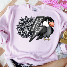 Load image into Gallery viewer, Rhinestone Cheer Bolt Mascot DROPDOWN TRANSFER
