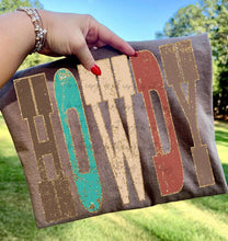 Load image into Gallery viewer, Howdy Neutral Gold Glitter TRANSFER ET OCT 25
