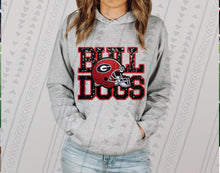 Load image into Gallery viewer, Football Team Helmet Faux Embroidery DROPDOWN TRANSFER TGG
