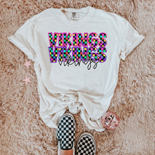 Load image into Gallery viewer, Colorful Checkered Stacked Mascot Dropdown TRANSFER CAP
