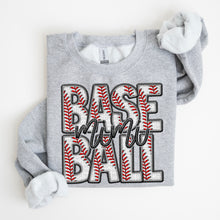 Load image into Gallery viewer, Baseball Faux Embroidery Names DROPDOWN TRANSFER SDD
