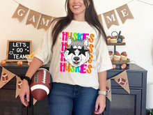 Load image into Gallery viewer, Bright Stacked Mascots Star Eyes DROPDOWN TRANSFER TSC 24
