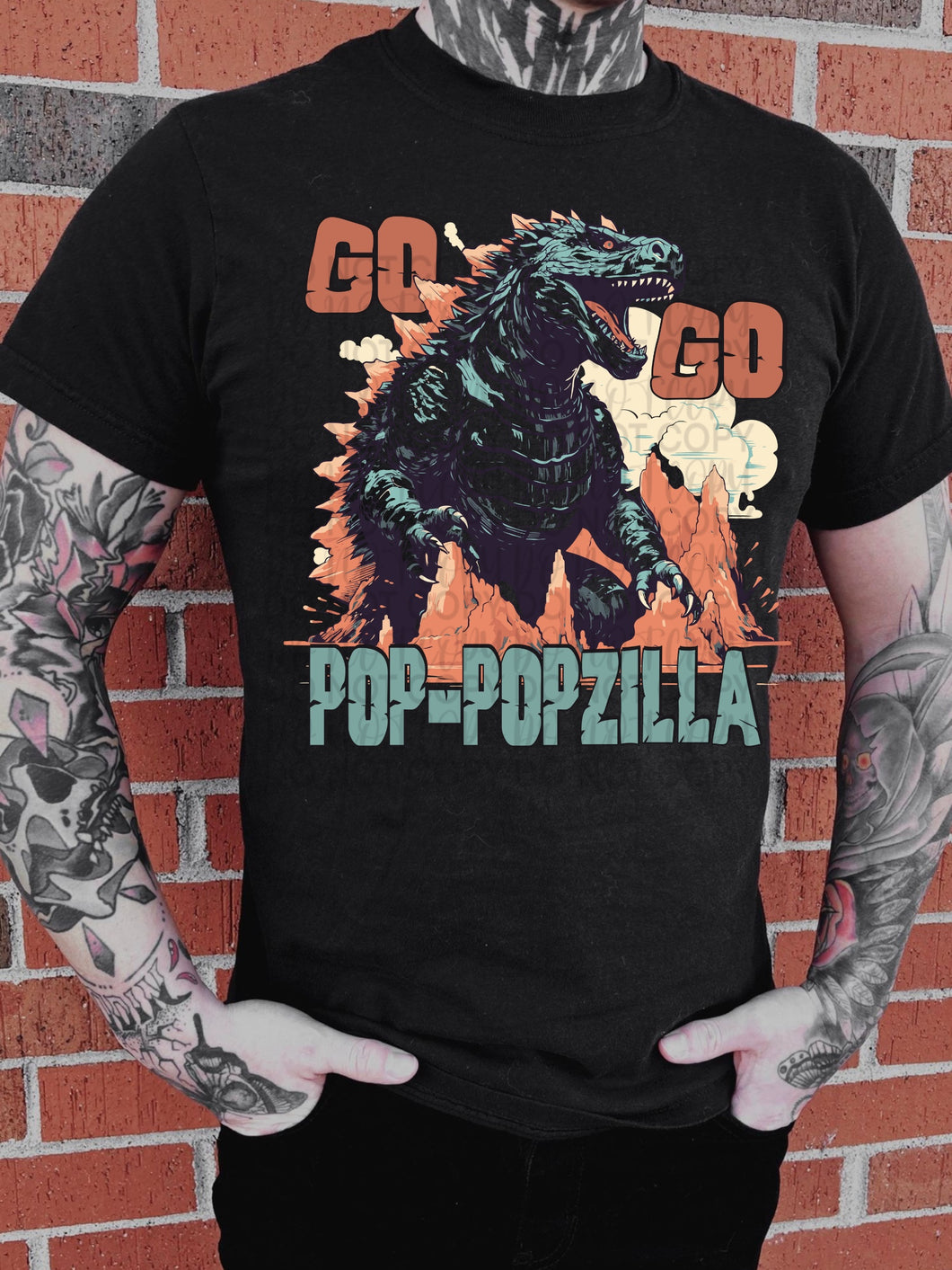 Go Go Pop-Popzilla TRANSFER – Sassy Sublimation & Screen Prints
