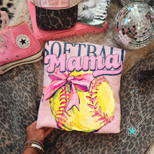 Load image into Gallery viewer, Sports Mama Pink Bow Paint Balls DROPDOWN TRANSFER KAYNDI JAN 26
