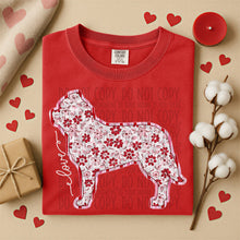 Load image into Gallery viewer, Valentine Red Floral Dog Breed Option DROPDOWN TRANSFER SWD DEC 25
