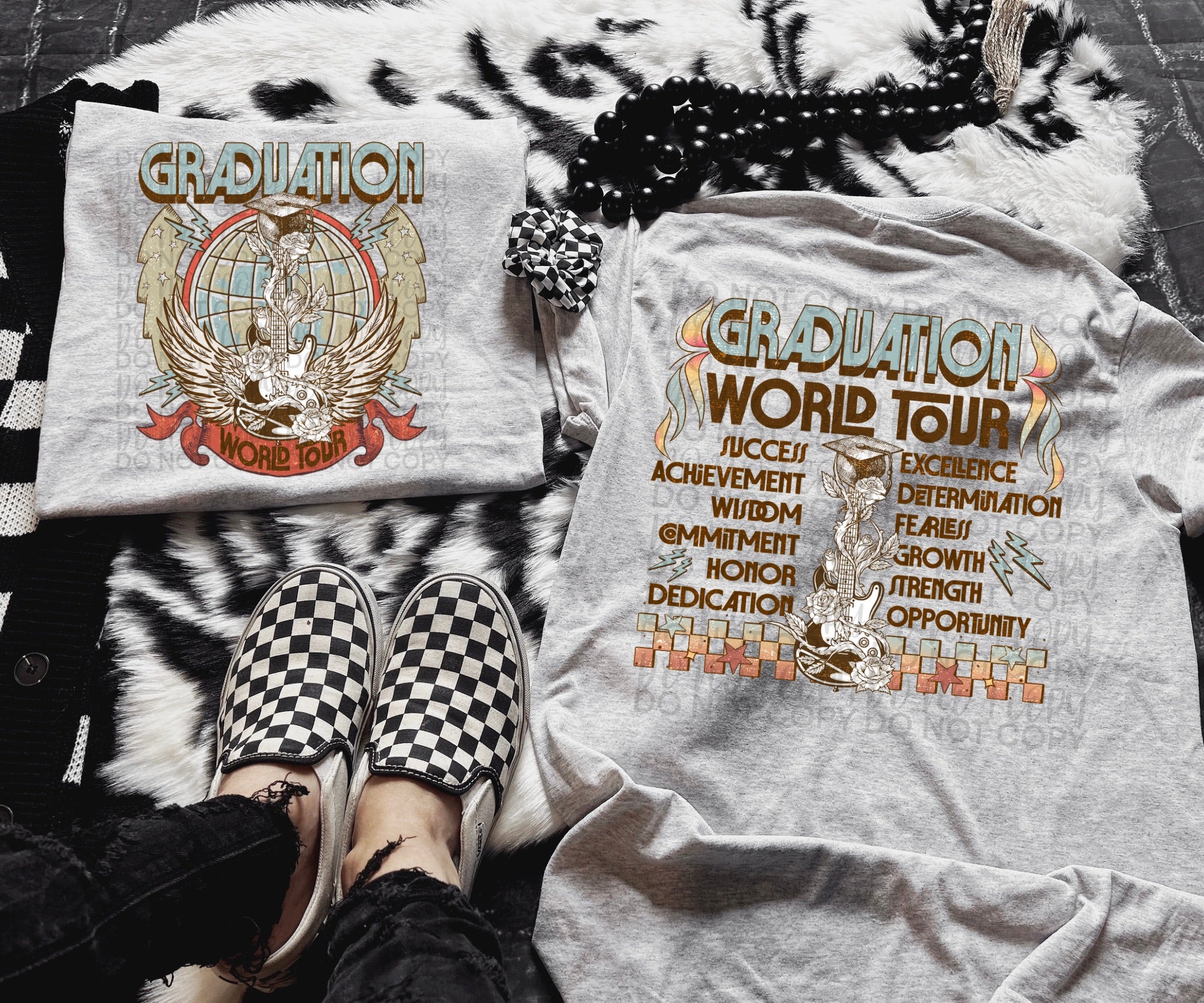 Graduation World Tour BRN TRANSFER – Sassy Sublimation & Screen Prints