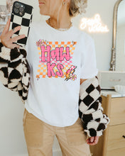 Load image into Gallery viewer, Pink Orange Checker Pop Mascot Dropdown TRANSFER CAP MAY
