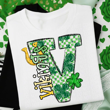 Load image into Gallery viewer, St Patrick’s Day Checkered Mascots DROPDOWN TRANSFER CSD JAN 26
