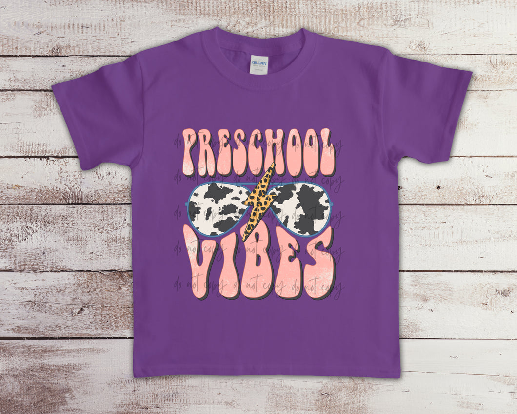 Grades Vibes Retro Cow Print Sunglasses TRANSFER