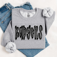 Load image into Gallery viewer, Retro Doodle Mascot BW Dropdown TRANSFER SWD TEMP

