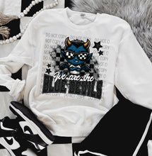 Load image into Gallery viewer, We Are The Mascots Checkered Stars Dropdown TRANSFER SWD TEMP
