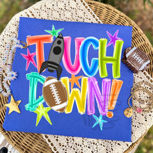 Load image into Gallery viewer, Bright Touchdown Football Team Stars DROPDOWN TRANSFER TCC JULY 26
