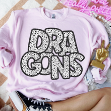 Load image into Gallery viewer, Dalmatian Dot Faux Embroidery Mascots DROPDOWN TRANSFER CSD NOV 24

