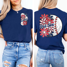 Load image into Gallery viewer, Floral Ball Baseball Team With Pocket DROPDOWN TRANSFER MMD APR
