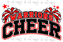 Load image into Gallery viewer, Cheer Glitter Poms Mascots TRANSFER CYBER JUNE 26
