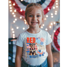 Load image into Gallery viewer, Red White Woof Dropdown TRANSFER SSD JUNE 25
