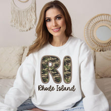 Load image into Gallery viewer, Bubble Camo Faux Embroidery States DTF TRANSFER
