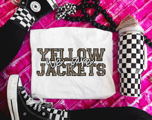 Load image into Gallery viewer, We Are Faux Embroidery Leopard Mascot DROPDOWN TRANSFER CAP
