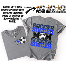 Load image into Gallery viewer, Soccer Mom Customizable DROPDOWN With Pocket TRANSFER SDD AUGUST
