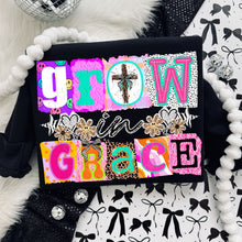 Load image into Gallery viewer, Grow In Grace Leopard Zebra Magazine Cutout TRANSFER DWS FEB 26
