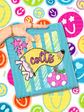 Load image into Gallery viewer, Pencil Flag Striped Mascots DROPDOWN TRANSFER CAP JUNE 26
