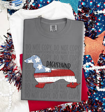 Load image into Gallery viewer, Patriotic Dog Designs Black Text SWD MAY DROPDOWN TRANSFER
