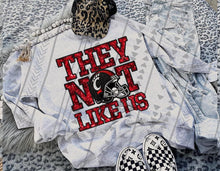 Load image into Gallery viewer, They Not Like Us Faux Embroidery Mascot DROPDOWN TRANSFER TGG 24
