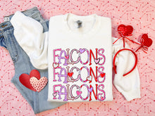 Load image into Gallery viewer, Valentine’s Skinny Stacked Mascot Dropdown TRANSFER PHDC
