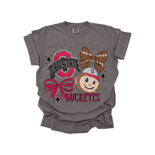 Load image into Gallery viewer, Football Bow Team DROPDOWN TRANSFER MWG JUNE 25
