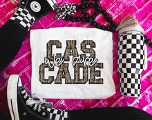 Load image into Gallery viewer, We Are Faux Embroidery Leopard Mascot DROPDOWN TRANSFER CAP
