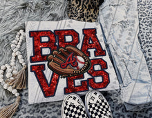 Load image into Gallery viewer, Baseball Faux Embroidery Mascots Dropdown TRANSFER TGG SEP 24
