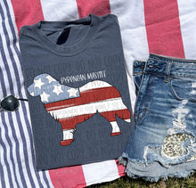 Load image into Gallery viewer, Patriotic Dog Designs White Text SWD MAY DROPDOWN TRANSFER
