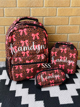 Load image into Gallery viewer, Back To School Customizable 3 Piece Backpack Set
