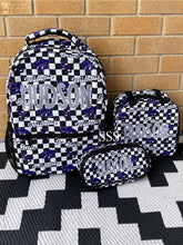 Load image into Gallery viewer, Back To School Customizable 3 Piece Backpack Set
