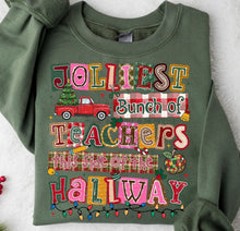 Load image into Gallery viewer, Jolliest Bunch Of Teachers Block Letters TRANSFER
