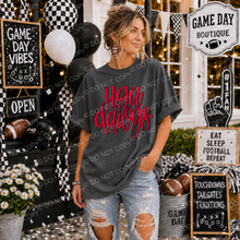 Load image into Gallery viewer, Cursive Doodle Mascot DROPDOWN TRANSFER Strut 26
